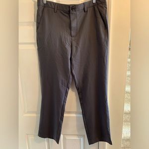 Mens Tek Gear grey all weather comfortable pants with stretch waist 38x30